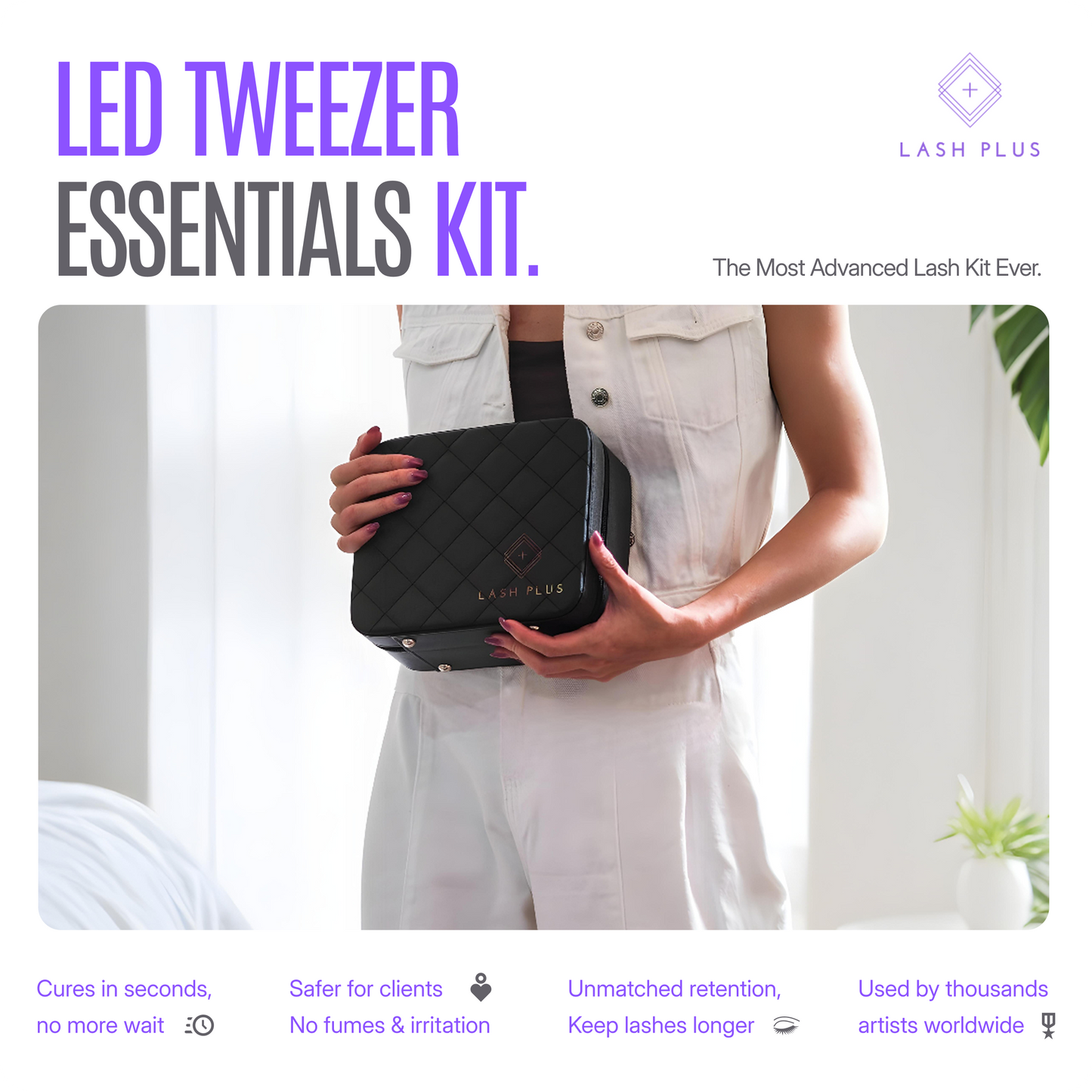 Lash Plus - LED Tweezer Essentials Kit
