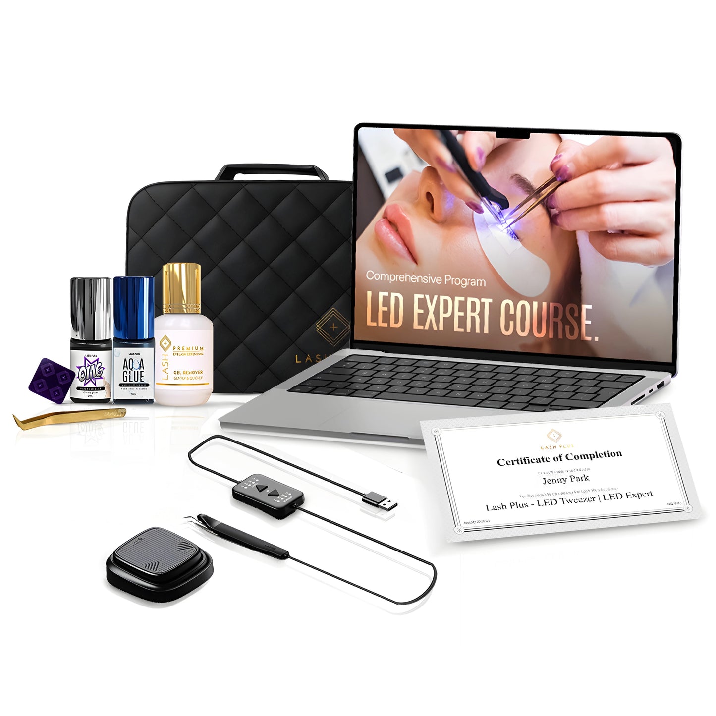 Lash Plus - LED Tweezer Expert Kit