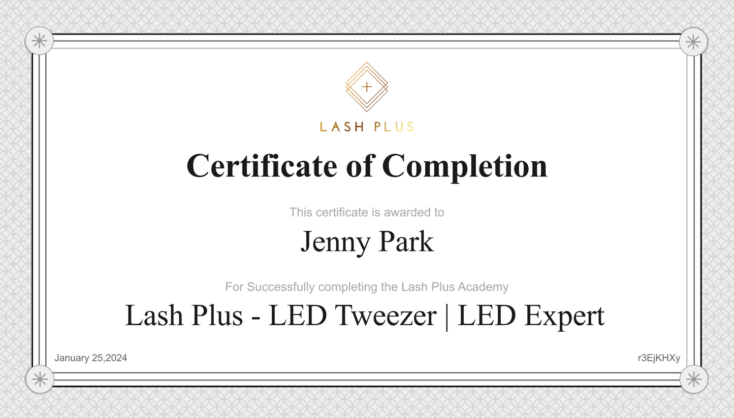 Lash Plus - LED Tweezer Expert Kit