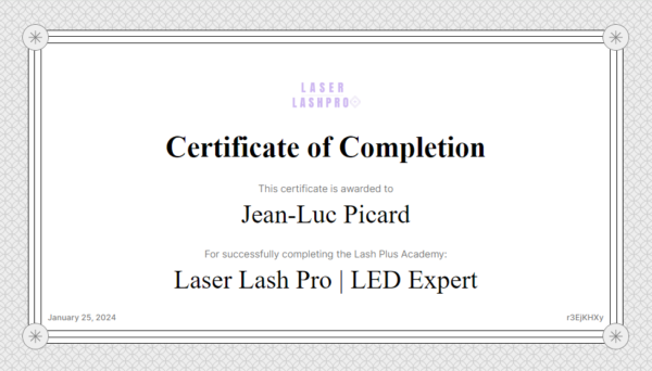 Laser Lash Pro Kit + LED Expert Online Training