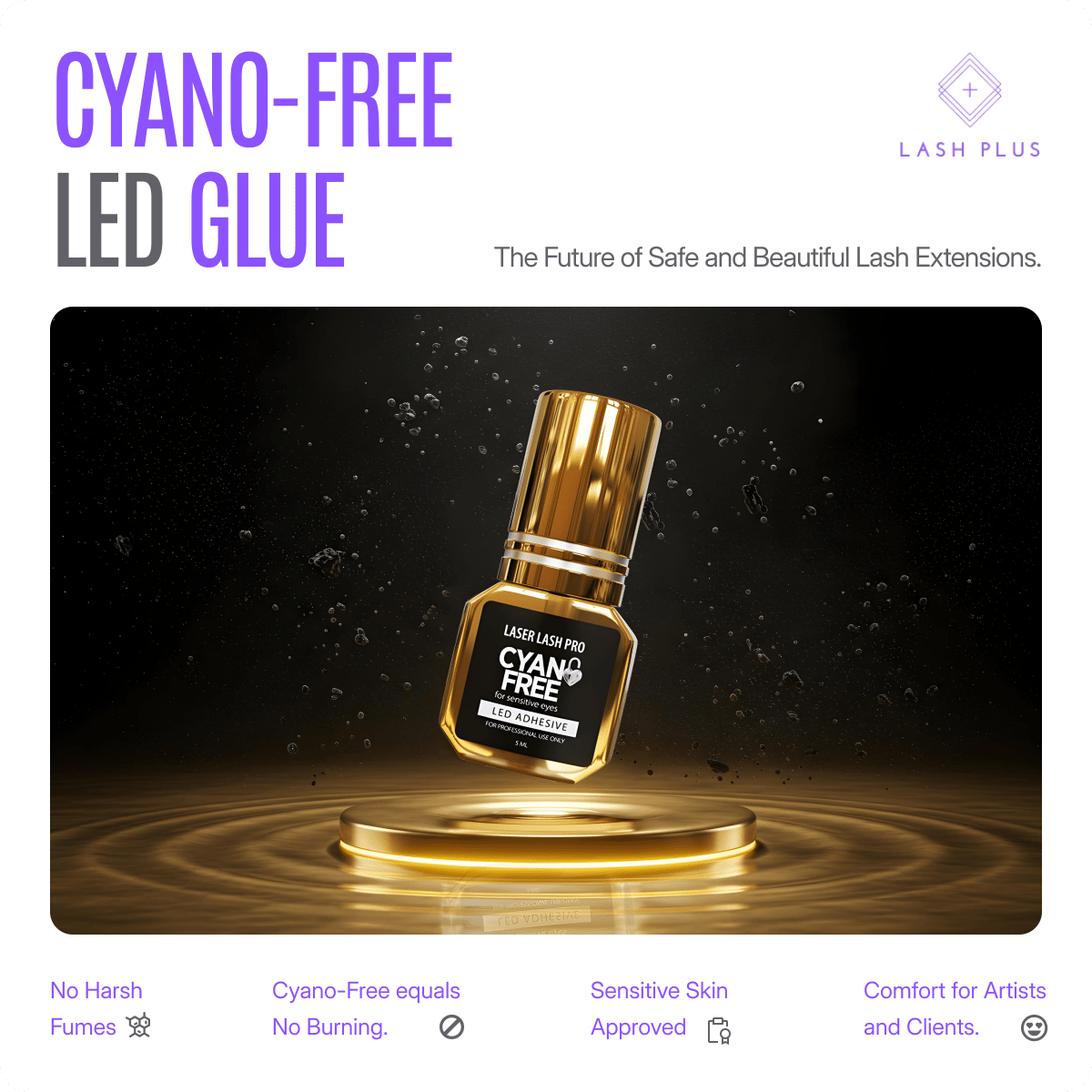 LED Cyano Free Glue - Lash Plus