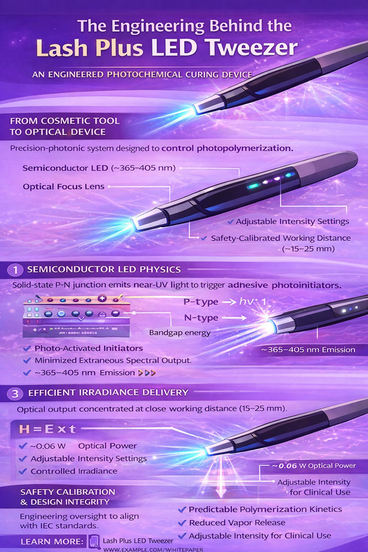 The Engineering Behind the Lash Plus LED Tweezer
