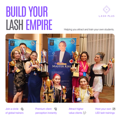 Lash Plus Certified Trainer Program – LED Lash Extension Training
