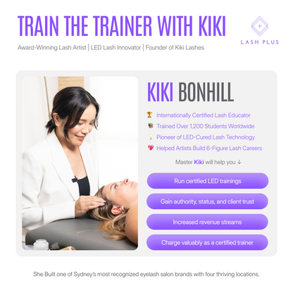Lash Plus Certified Trainer Program – LED Lash Extension Training