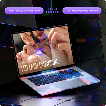 Lash Plus Certified Trainer Program – LED Lash Extension Training