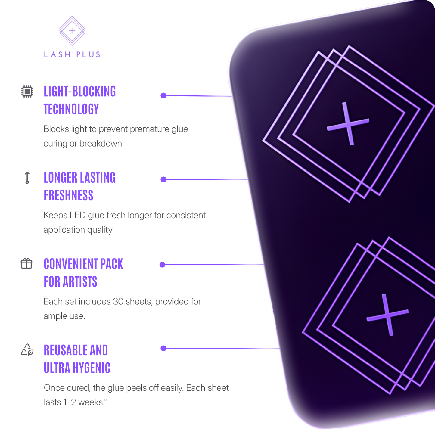 LED Glue-Specific Film Sheets