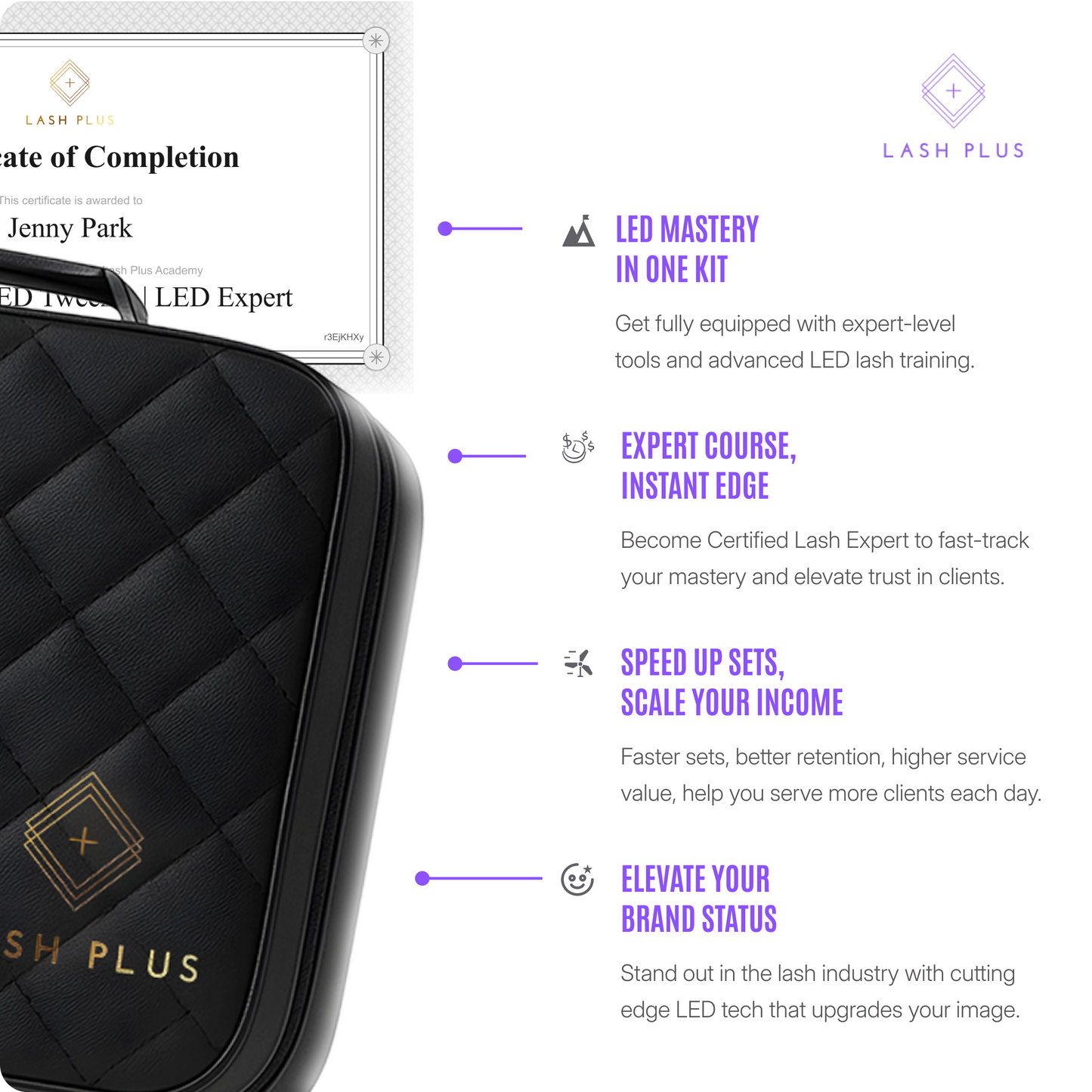 Lash Plus - LED Tweezer Expert Kit