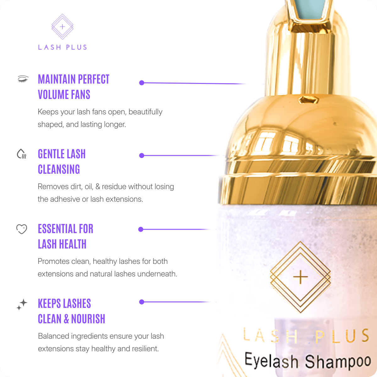 Aftercare Shampoo - Lash Plus