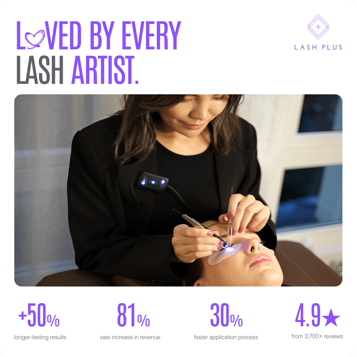 Lash Plus - LED Tweezer - Lash Plus