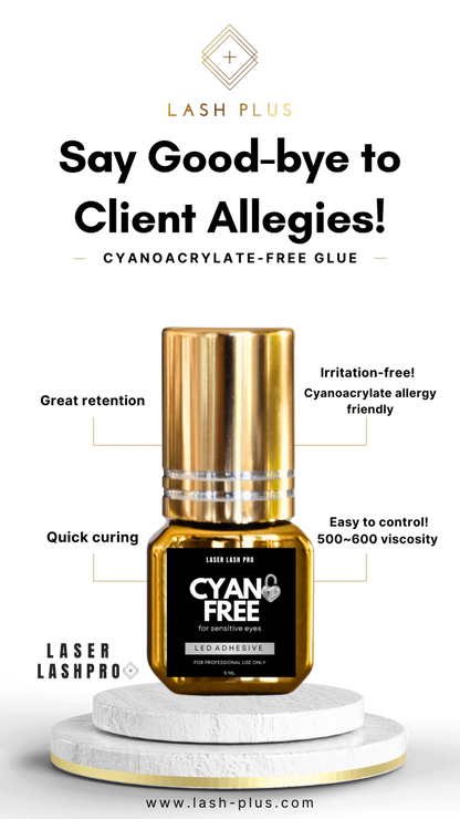 LED Cyano Free Glue - Lash Plus