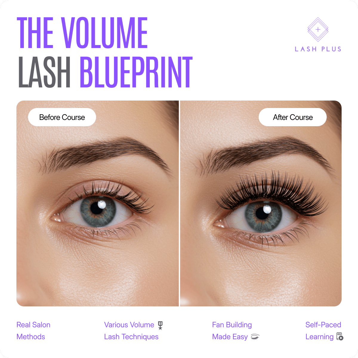 Mastering Volume Eyelash Extensions - Lash Plus