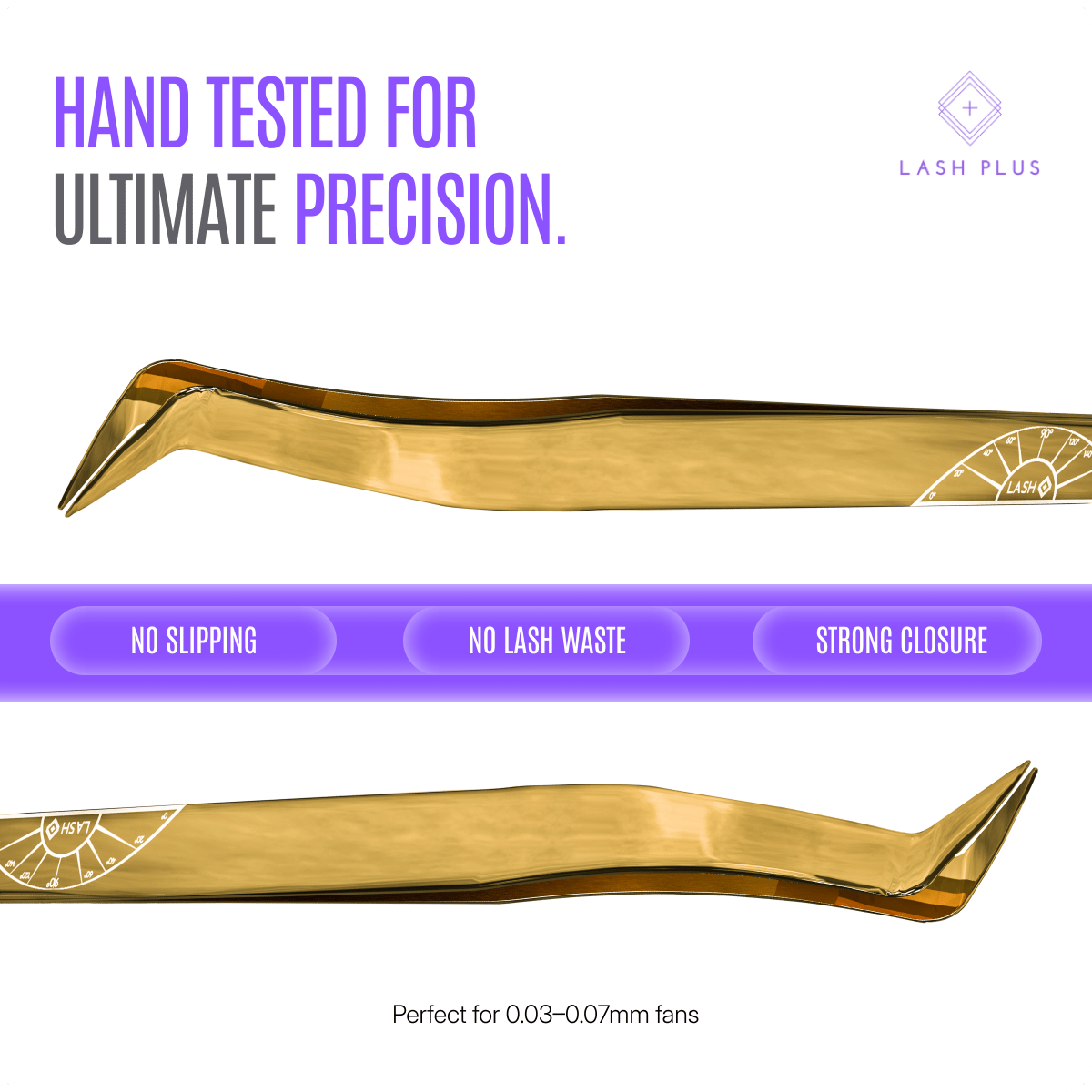 Volume Master Tweezers - Lash Plus